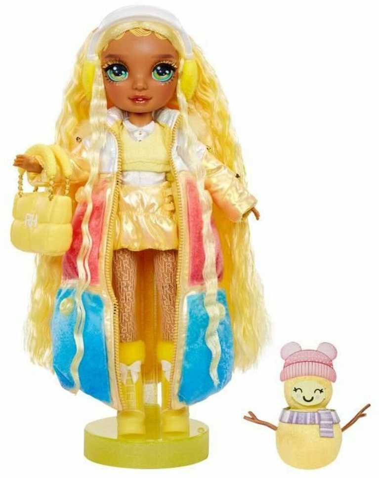 MGA Lėlė Rainbow High Winter Wonderland Sunny geltona 120858-EUC