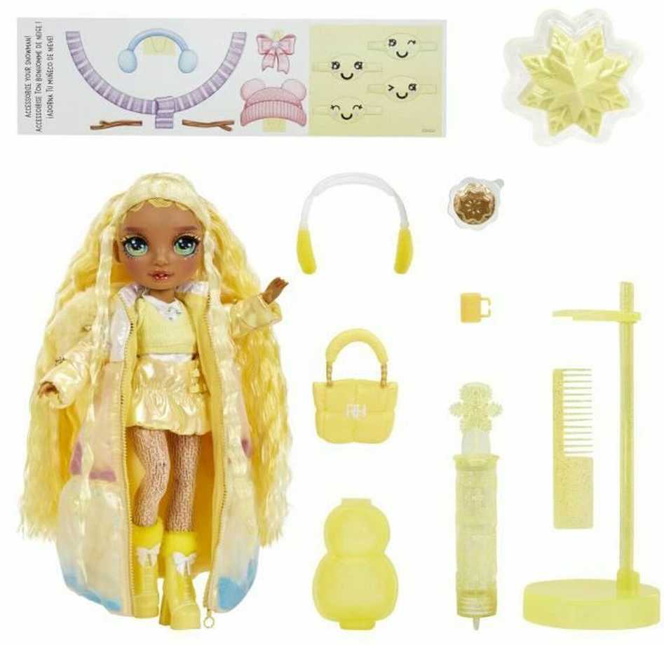 MGA Lėlė Rainbow High Winter Wonderland Sunny geltona 120858-EUC