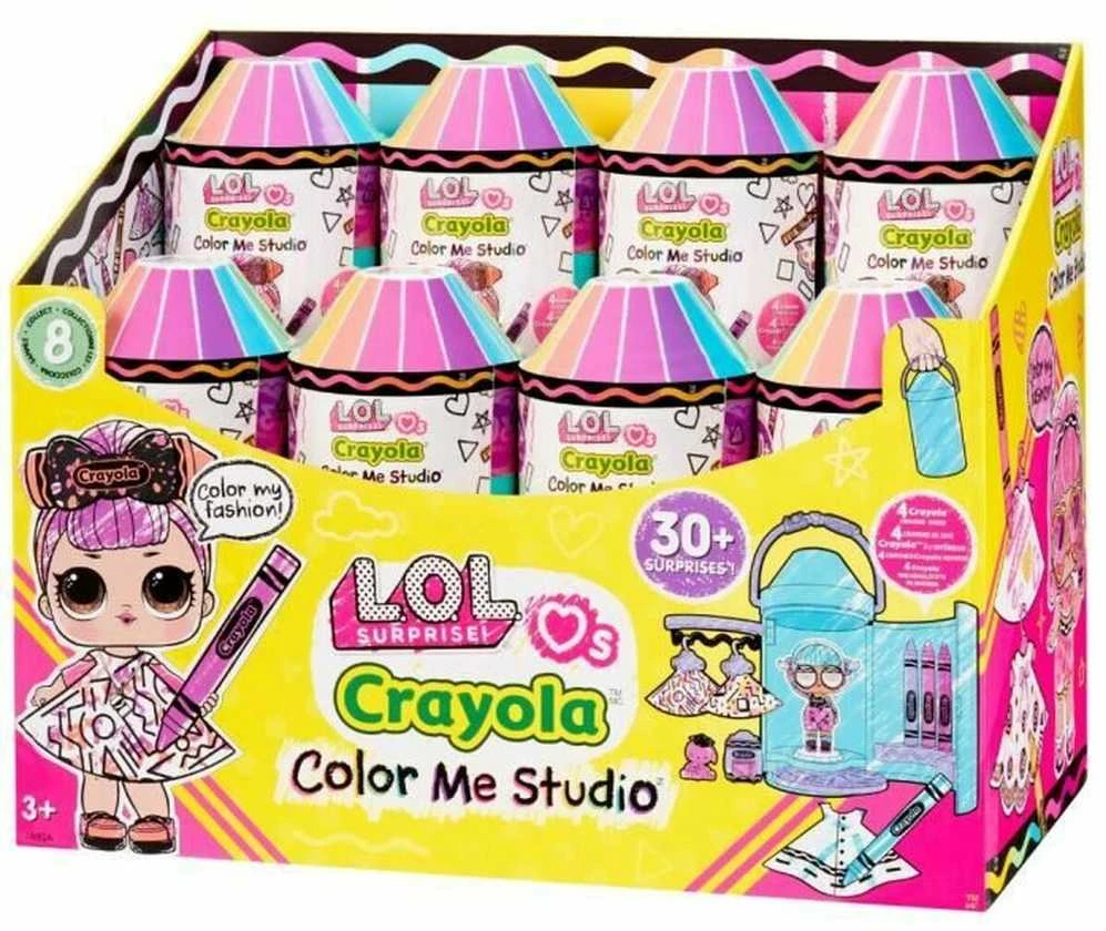 MGA L.O.L. siurprizas dievina CRAYOLA – „Color Me Studio“
