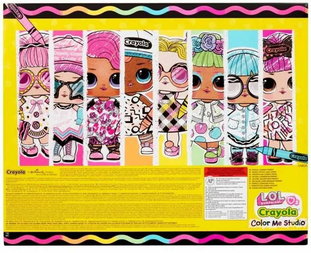 MGA L.O.L. siurprizas dievina CRAYOLA – „Color Me Studio“