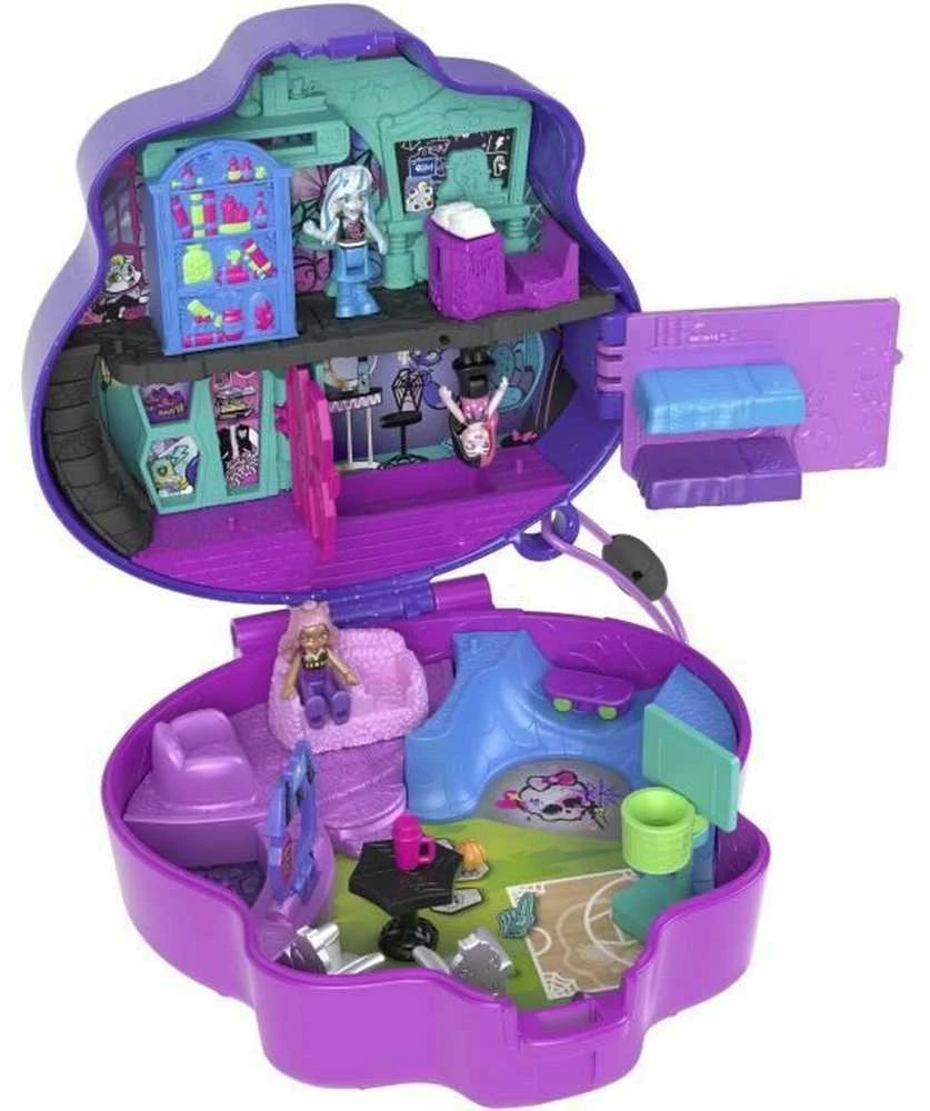 Mattel POLLY POCKET MONSTER HIGH tematikos pramogų rinkinys (HVV58)