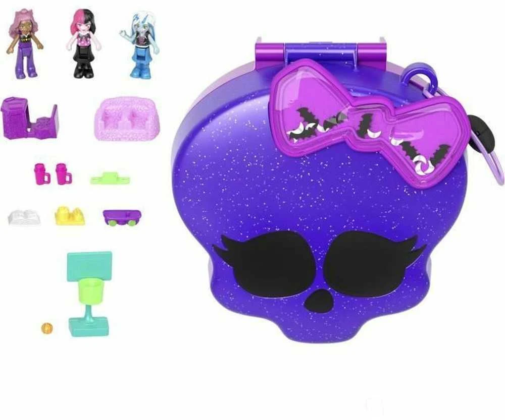 Mattel POLLY POCKET MONSTER HIGH tematikos pramogų rinkinys (HVV58)