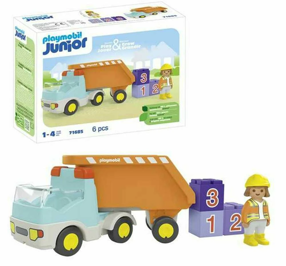 Playmobil Rinkinys su figurką Junior 71685 Wywrotka