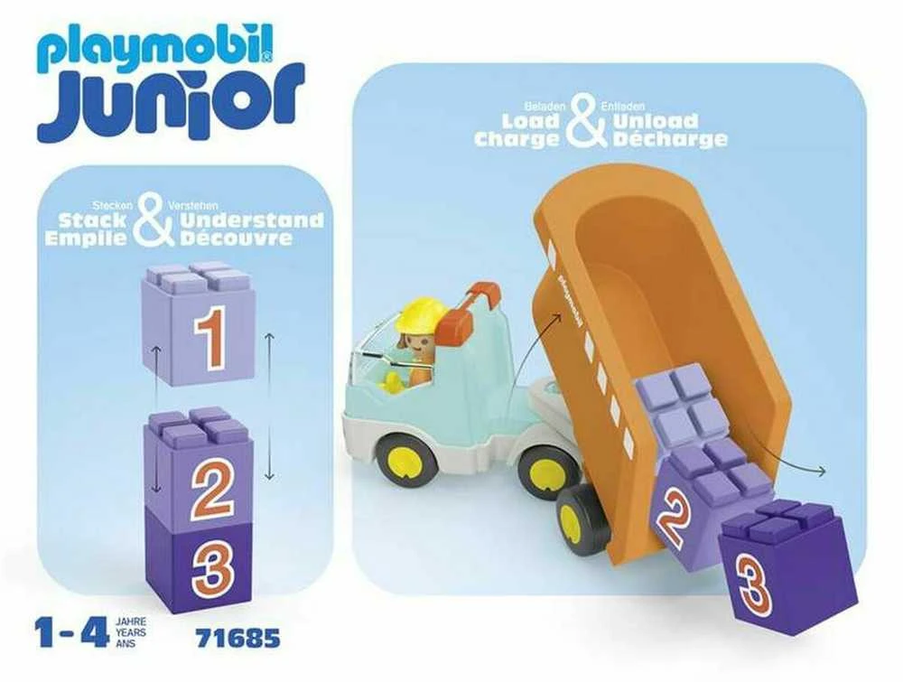 Playmobil Rinkinys su figurką Junior 71685 Wywrotka