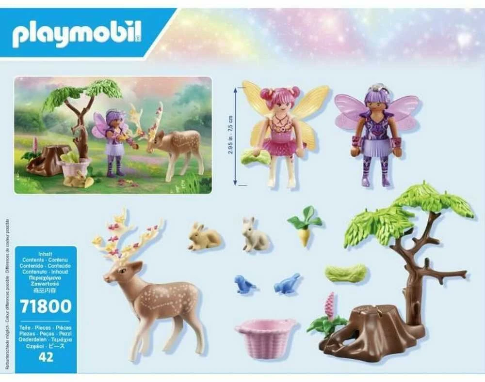 „Playmobil Fairies 71800“ Fėjos su miško gyvūnais