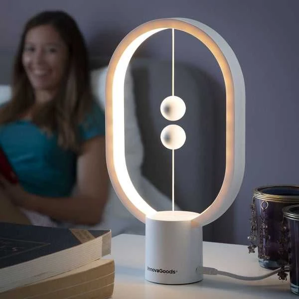 „InnovaGoods“ balansuojanti stalo lempa su magnetiniu jungikliu, „Magilum“