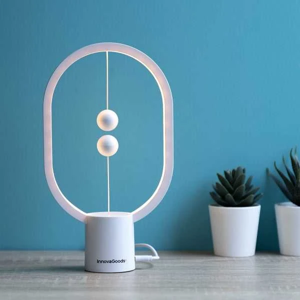 „InnovaGoods“ balansuojanti stalo lempa su magnetiniu jungikliu, „Magilum“