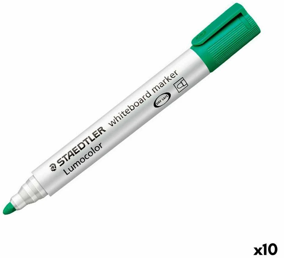 Staedtler STAEDTLER Whiteboardmarker Lumocolor grün 10 Stück