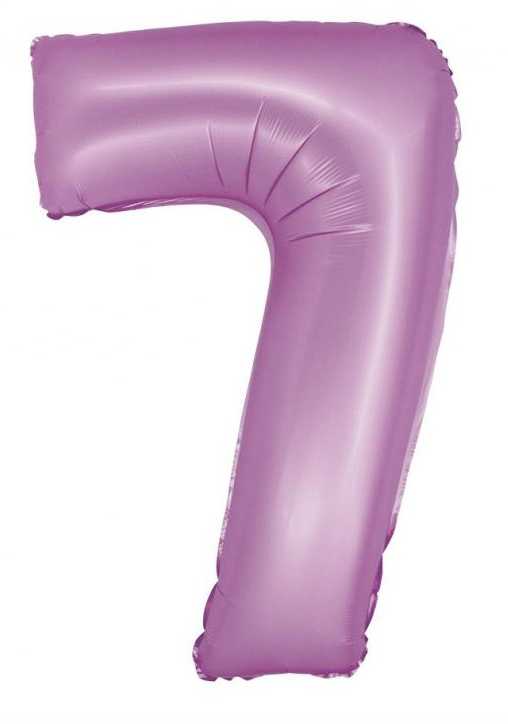 GoDan Folio balionas Smart Digit 7 levandų matinis 76cm Godan
