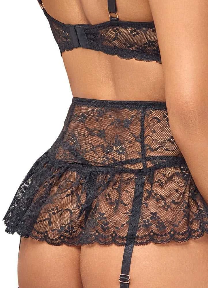 Suspender Shelf Bra Set 85C/L