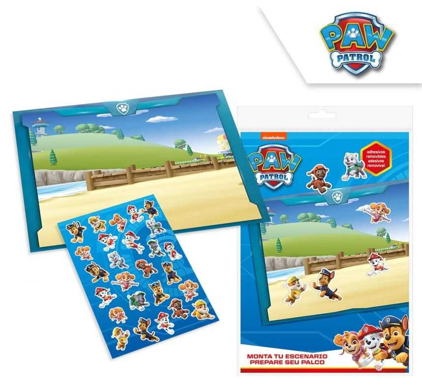 PAW Patrol Kurybinė Rinkinys su Išimamais Lipdukais