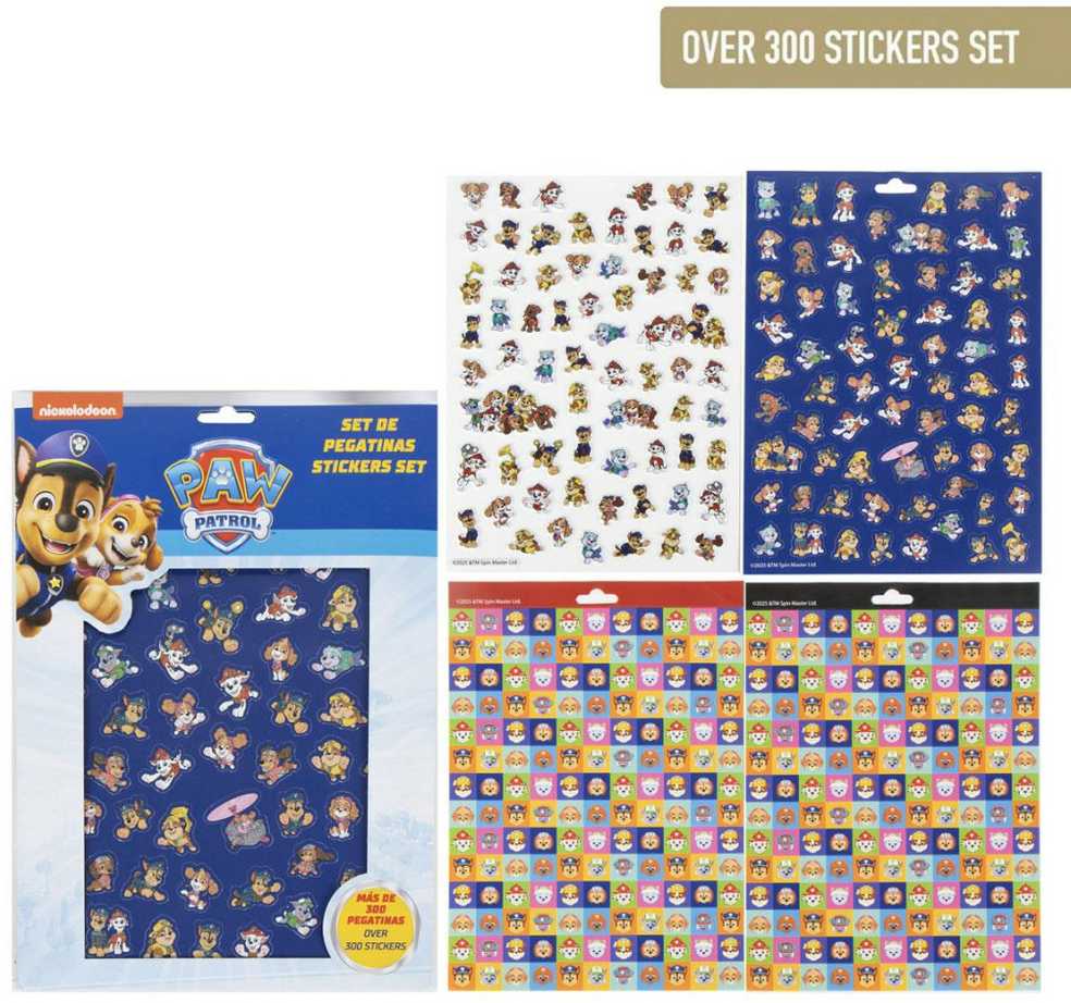 CERDÁ Paw Patrol stickers set
