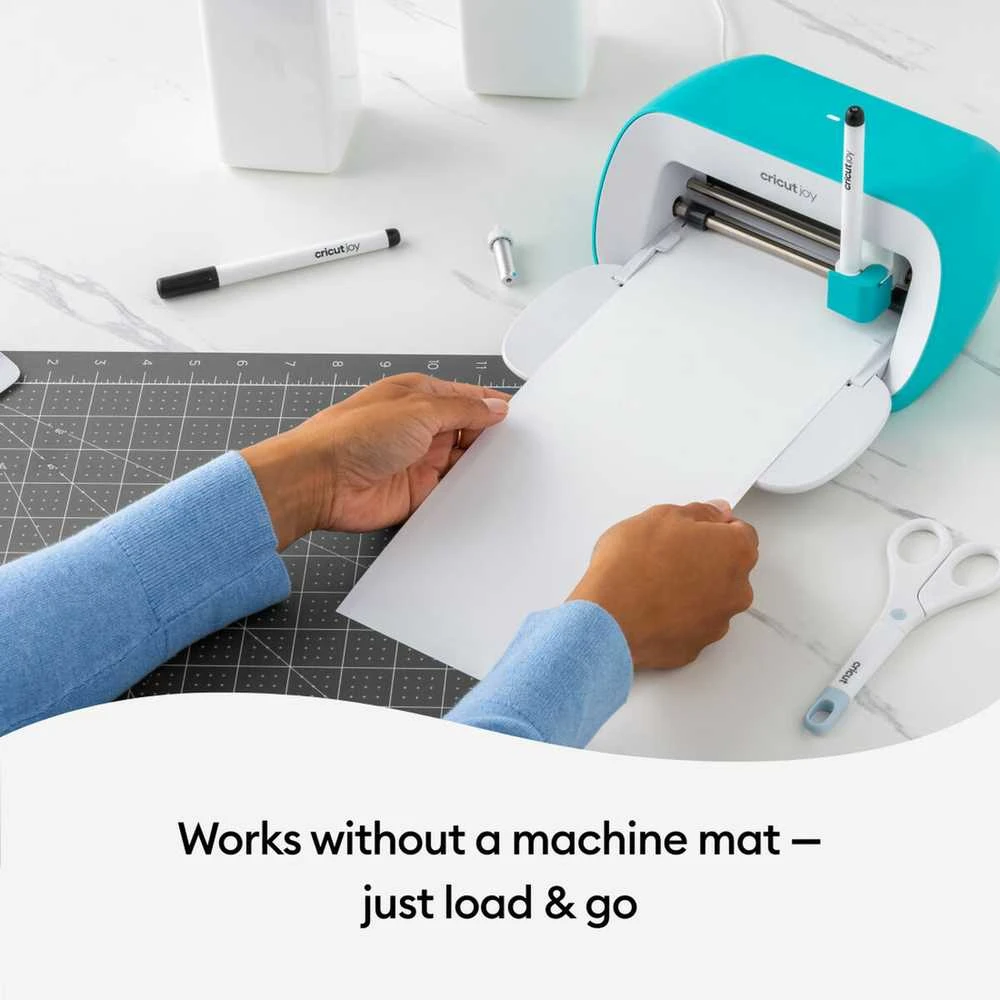 Spausdintuvas „Cricut Joy Smart Label“ rašomosios vinilo etiketės, nuolatinės baltos, 33 cm (13 colių), 4 lipnūs lapai, skirti naudoti su, 2010000