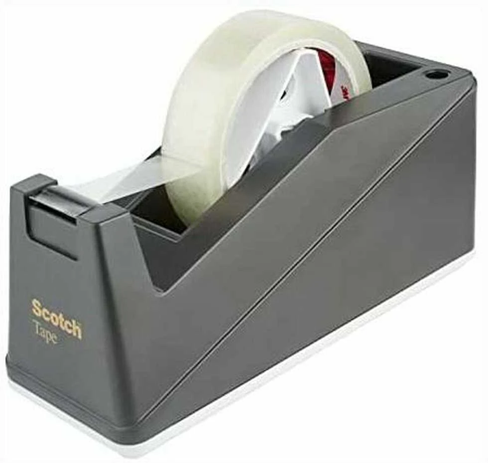 3M 3M Scotch Tischabroller C10, unbestückt, juodas für Klebefilm bis 25 mm x 66 m, aus ABS Kunststoff (C 10)