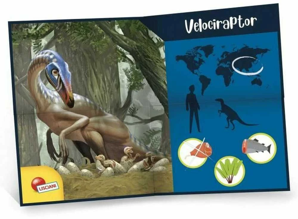 Lisciani Im a Genius Velociraptor Super komplektas 80632 LISCIANI