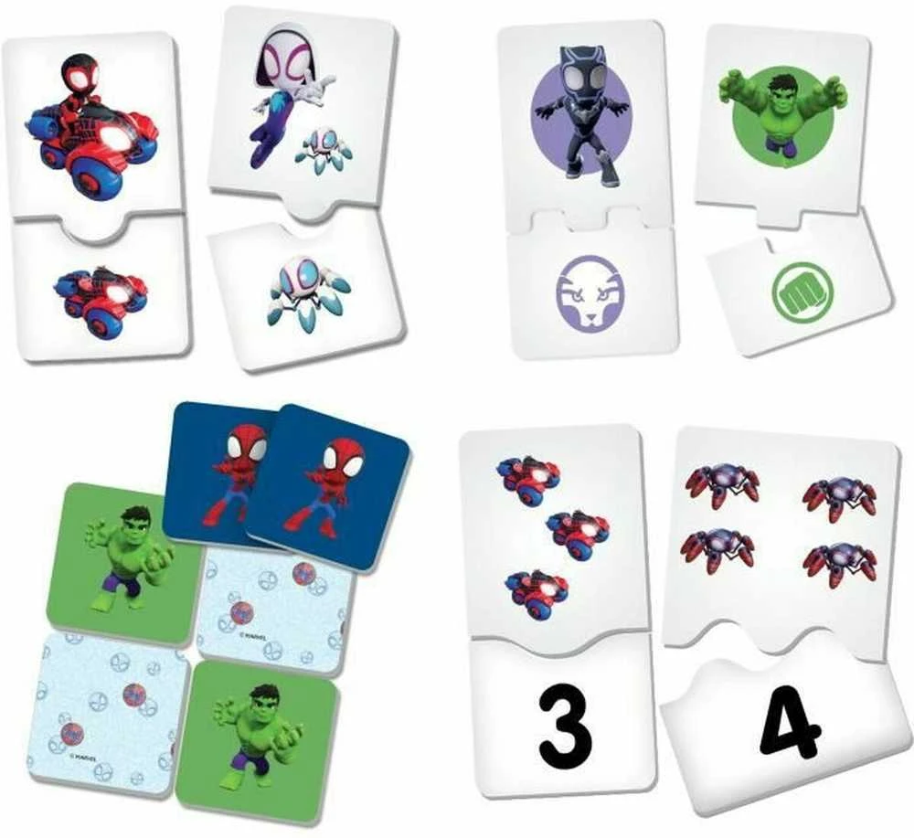 Lisciani Rinkinys edukacinių žaidimų su Spidey ir draugais