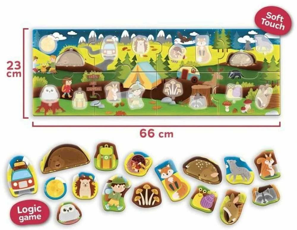 Dėlionė Lisciani Puzzle Carotina Baby Puzzle panorama - Forest