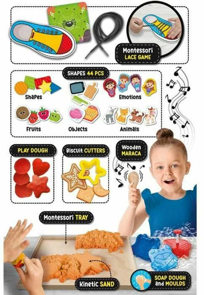 Lisciani Montessori edukacinis rinkinys 50 veiklų