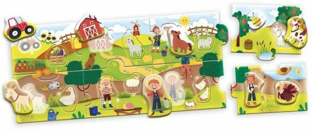 Lisciani „Carotina Baby“ dėlionės panorama – Ūkis