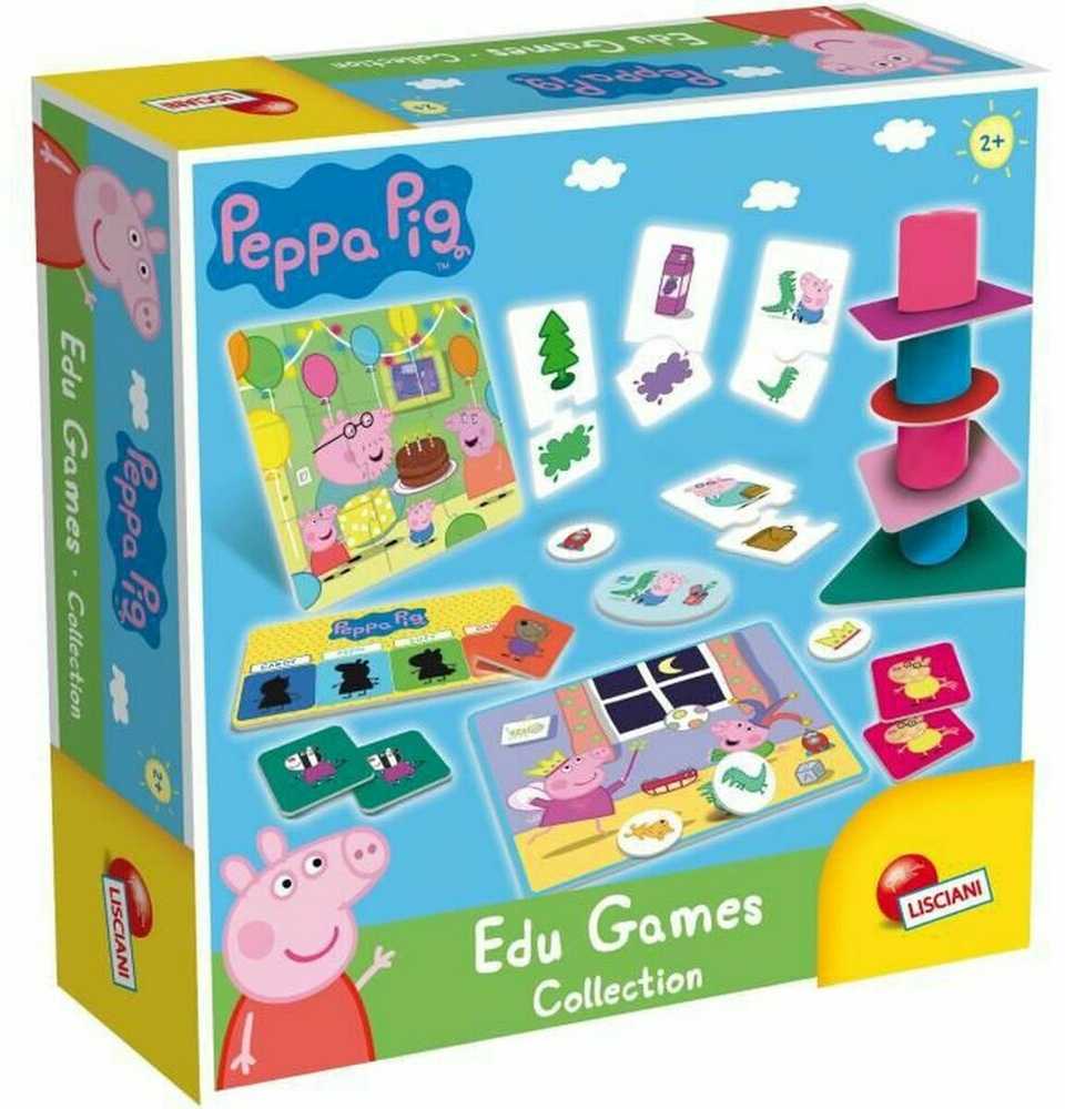 Peppa Pig Lisciani LISCIANI PIG PEPPA MANO PIRMOJI MOKOJAMŲJŲ ŽAIDIMŲ KOLEKCIJA