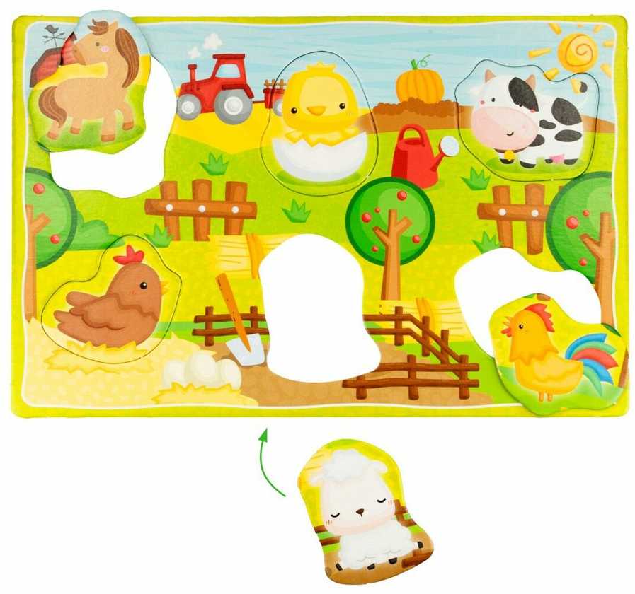 Lisciani Montessori Baby – laimingi gyvūnai