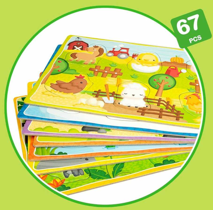 Lisciani Montessori Baby – laimingi gyvūnai