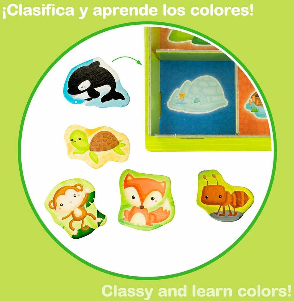 Lisciani Montessori Baby – laimingi gyvūnai