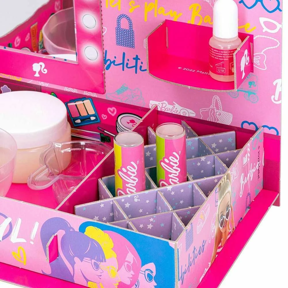 Lisciani Vaikiška lūpų dažų rinkinys Barbie keičiančiais spalvą