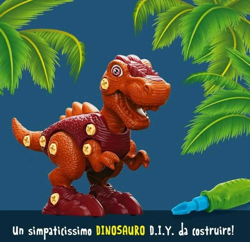 Lisciani DIY konstruktorius Dinozauras T-REX + dėlionė