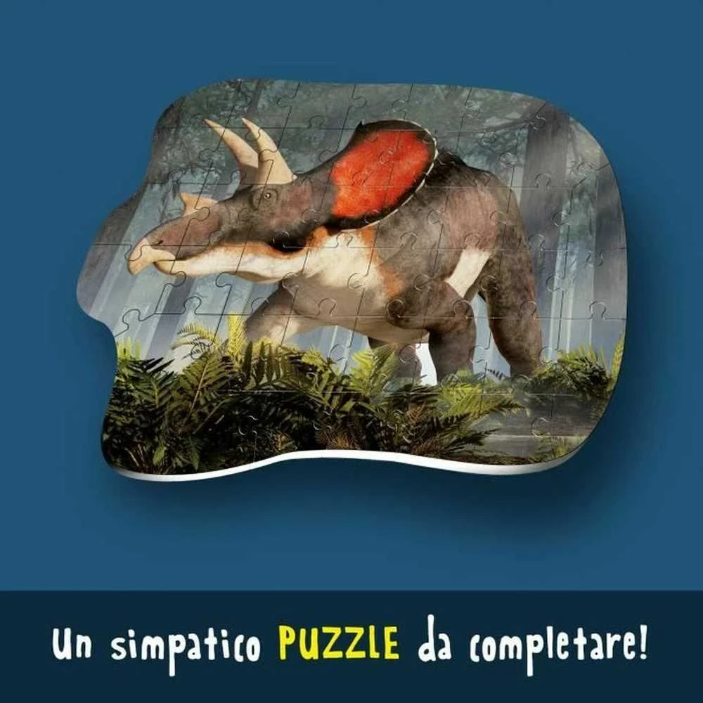 Dėlionė Lisciani I'm A Genius Dino Steam – „Triceratops“ statybinis rinkinys