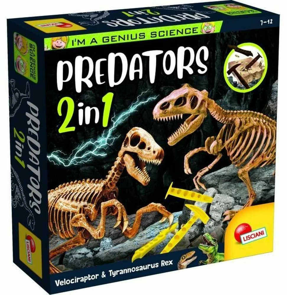 Edukacinis rinkinys Lisciani Im Genius Predators 2in1