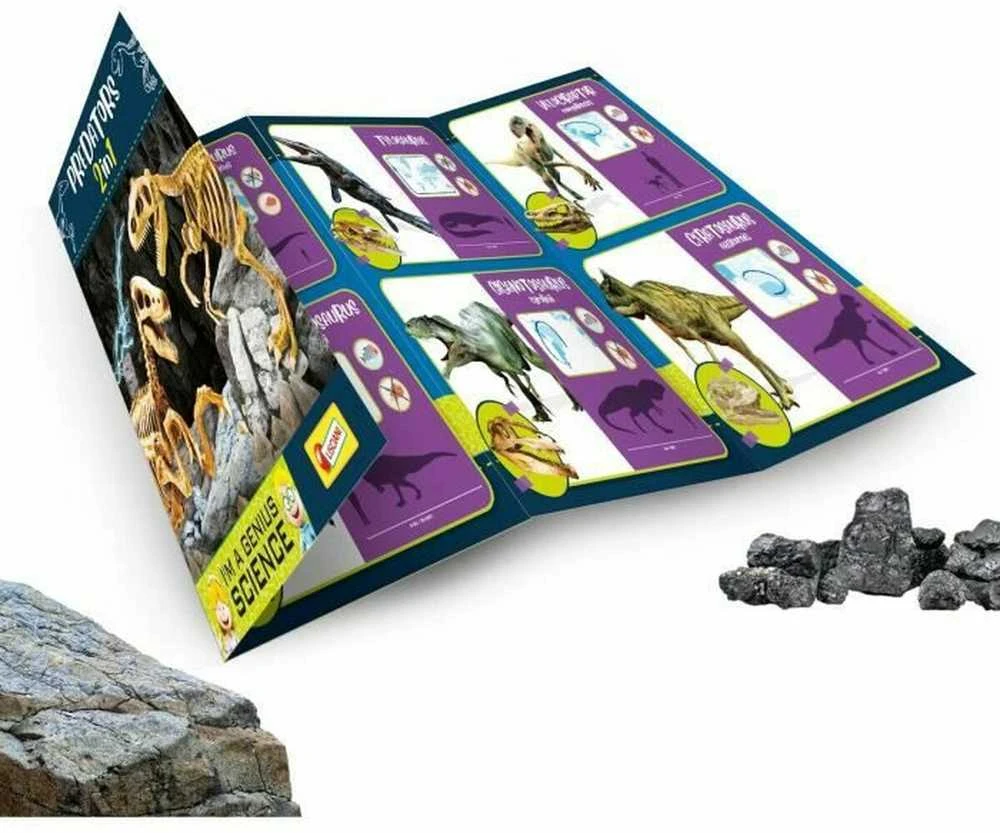 Edukacinis rinkinys Lisciani Im Genius Predators 2in1