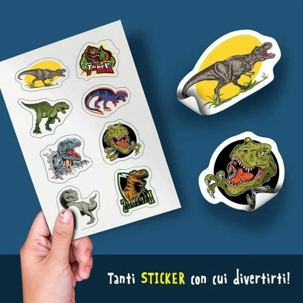 Lisciani DIY konstruktorius Dinozauras T-REX + dėlionė