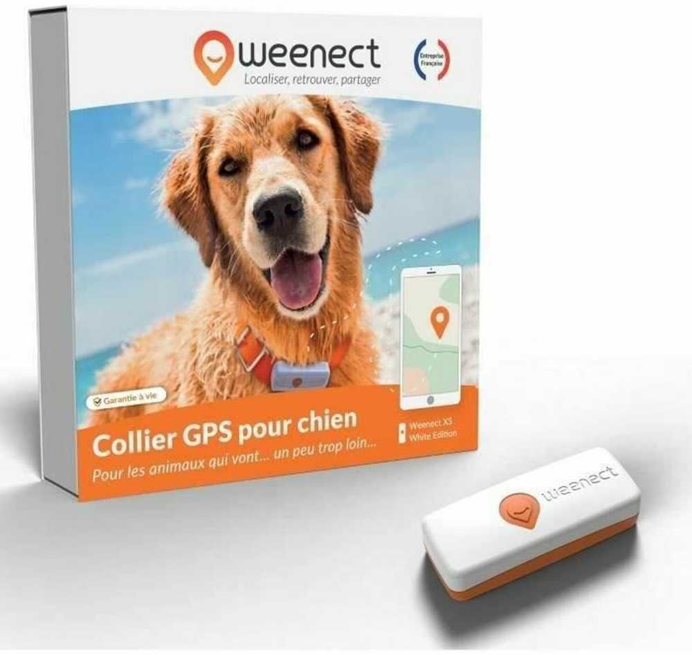 GPS sekiklis šunims – „Weenect XS“ (2023 m. „Baltas“ leidimas)
