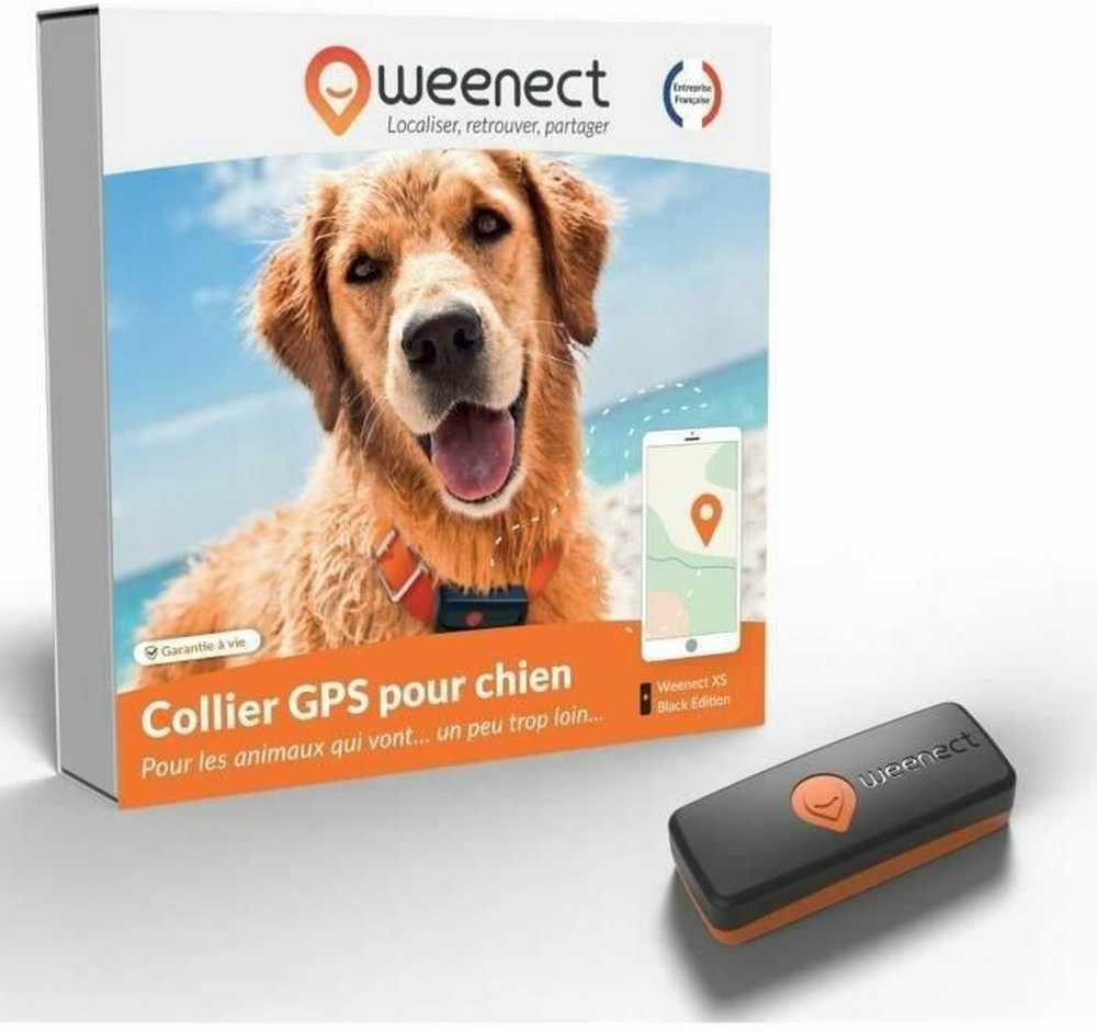 GPS sekiklis šunims - Weenect XS (Juodas leidimas 2023)