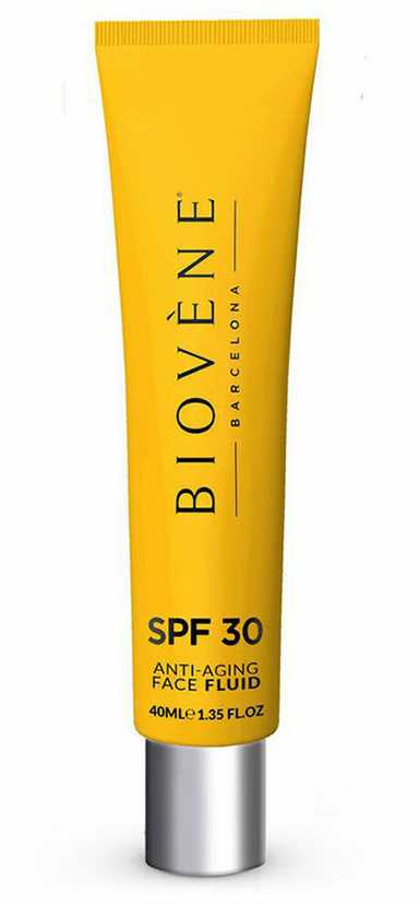 „Biovene“ hialurono rūgšties senėjimą stabdantis skystis veidui su SPF30, 40 ml