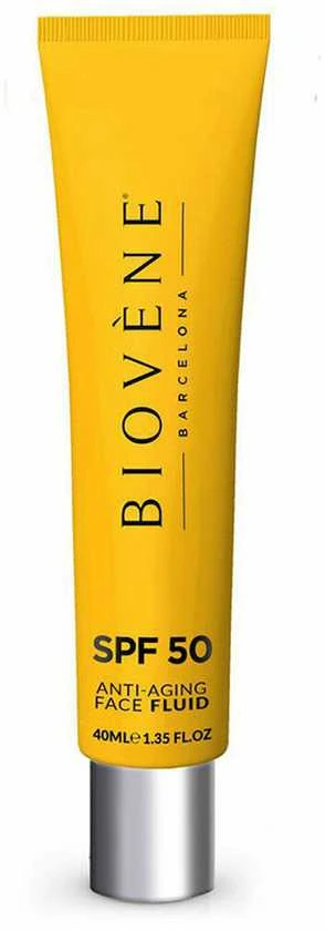 „Biovene“ hialurono rūgšties senėjimą stabdantis skystis veidui su SPF50, 40 ml