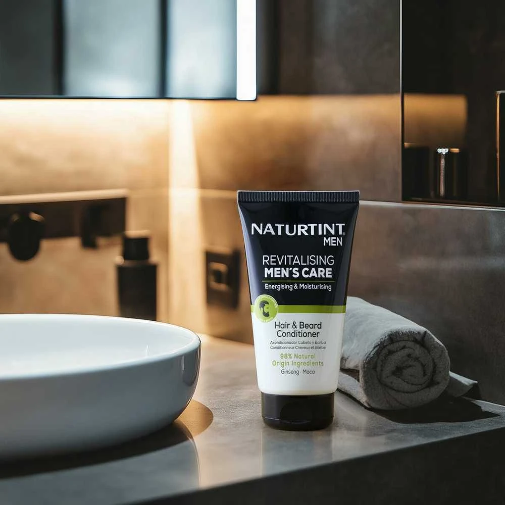 Naturtint Revitalising Men's Care Acondicionador Para Cabello y Barba Fortaleza y Nutrición, 150 ml