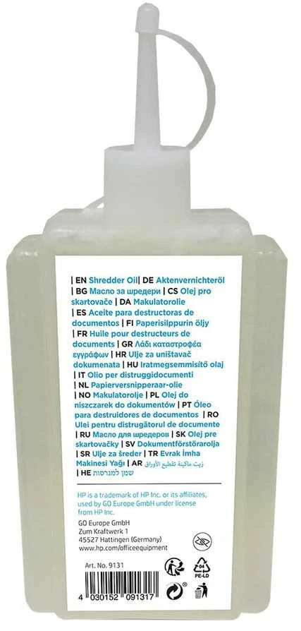 Smulkintuvo aliejus - HP 120 ml buteliukas su aplikatoriumi