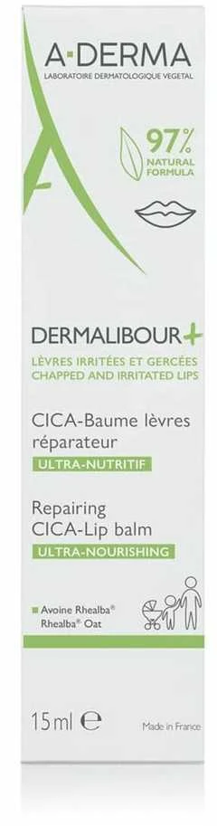 "A Derma Dermalibour lūpų balzamas 15ml