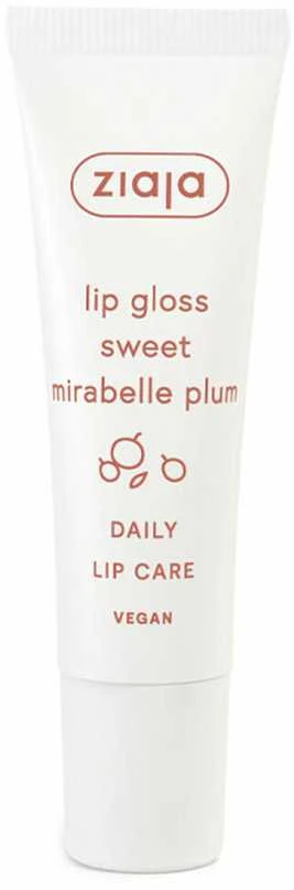 Ziaja Sweet Mirabelle Plum blizgus lūpų balzamas, 12 ml