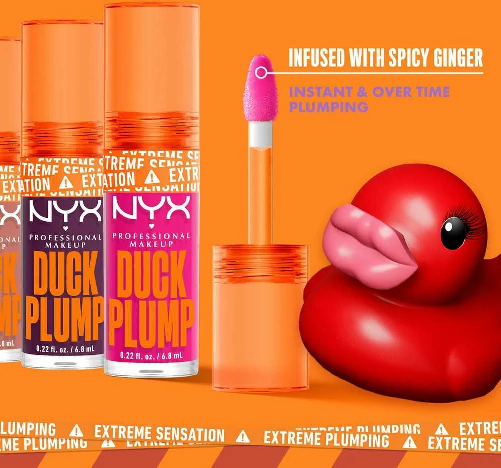 Nyx Duck Plump Brillo De Labios Skirtas garbanotiems plaukams Spicy 6,, 8 ml