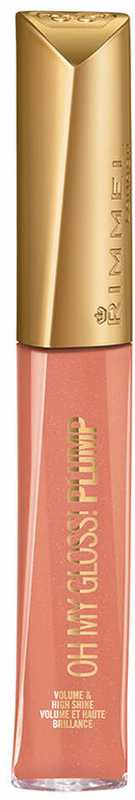 Rimmel London Oh My Gloss! Plump lūpų blizgis. 6,5 ml, spalva - 531 Peach Pie