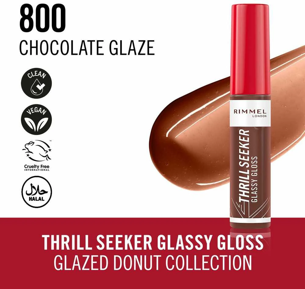 Rimmel London Thrill Seeker Glassy Gloss Lūpų blizgis