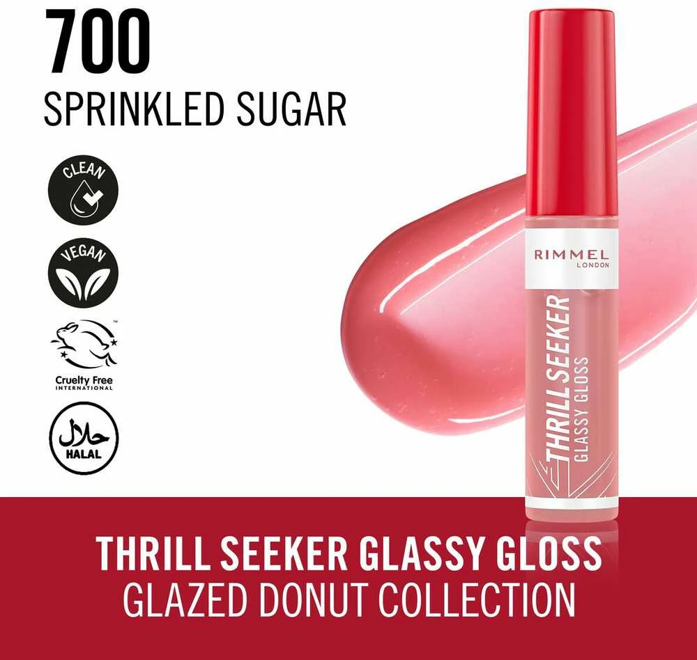 Rimmel London Thrill Seeker Glassy Gloss Lūpų blizgis