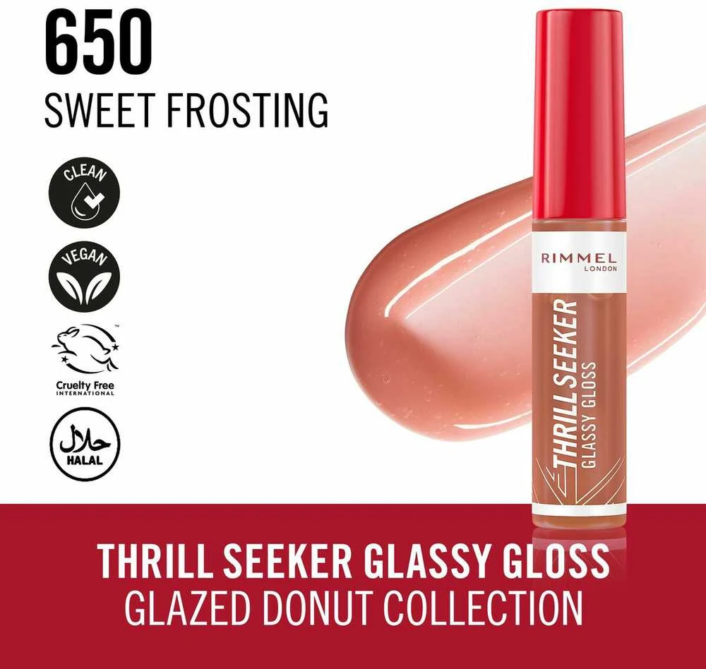 Rimmel London Thrill Seeker Glassy Gloss Lūpų blizgis