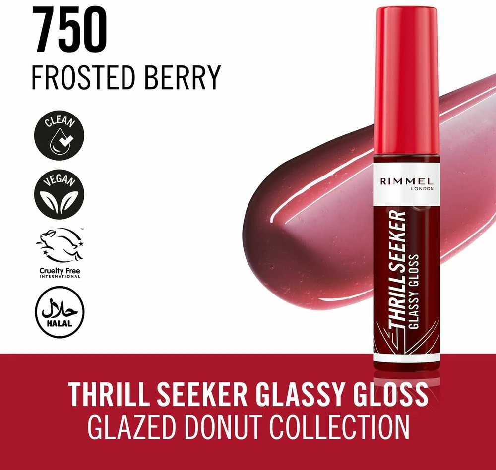 Rimmel London Thrill Seeker Glassy Gloss Lūpų blizgis
