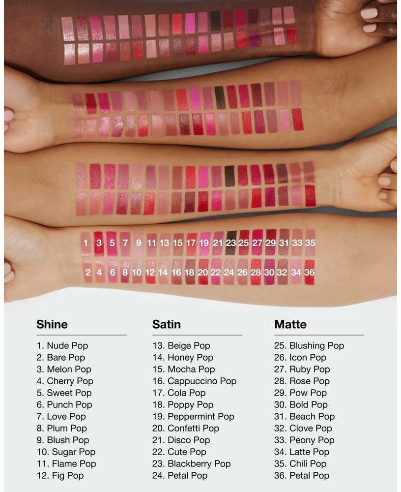 Clinique Pop Longwear Shine lūpų dažai Sugar Pop 3, 9 g