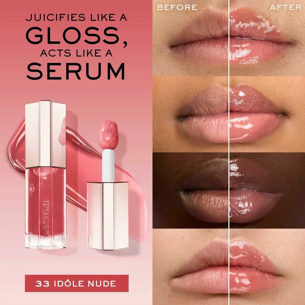 Lancome Lip Idole Juicytreat Lūpų blizgis #33 Idole Nude, 8.5 ml