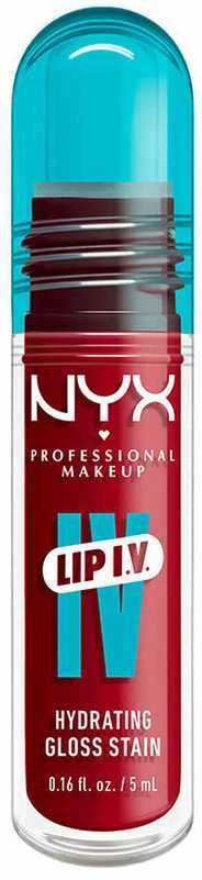 NYX Professional MakeUp Lip I.V. Hydrating Gloss Stain 11 Raudona-y.Set.Wet, 5 ml